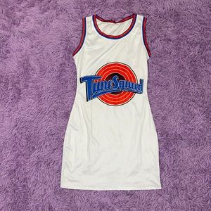Tune Squad Jordan Jersey Dress inspired by the popular 1996 movie “Space Jam”.